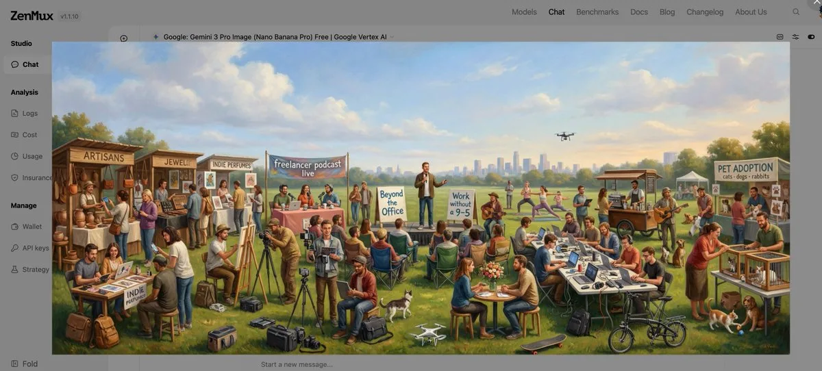 Baroque merry company park scene (Refined)