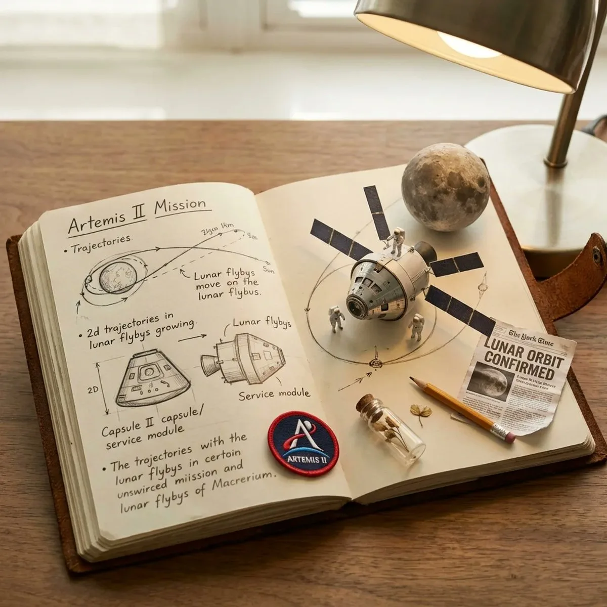 Artemis II Mission Planning Journal Diorama: A Curated Take