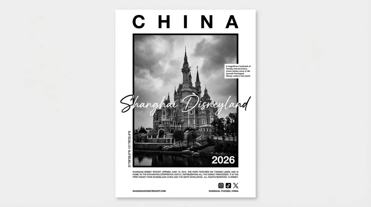 Minimalist Black-and-White Editorial Poster Design