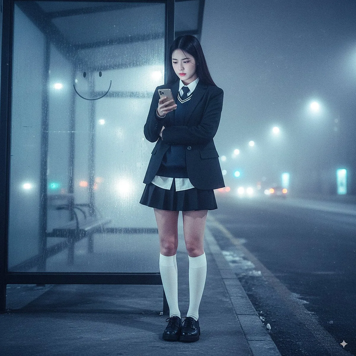 Full Body Night Portrait