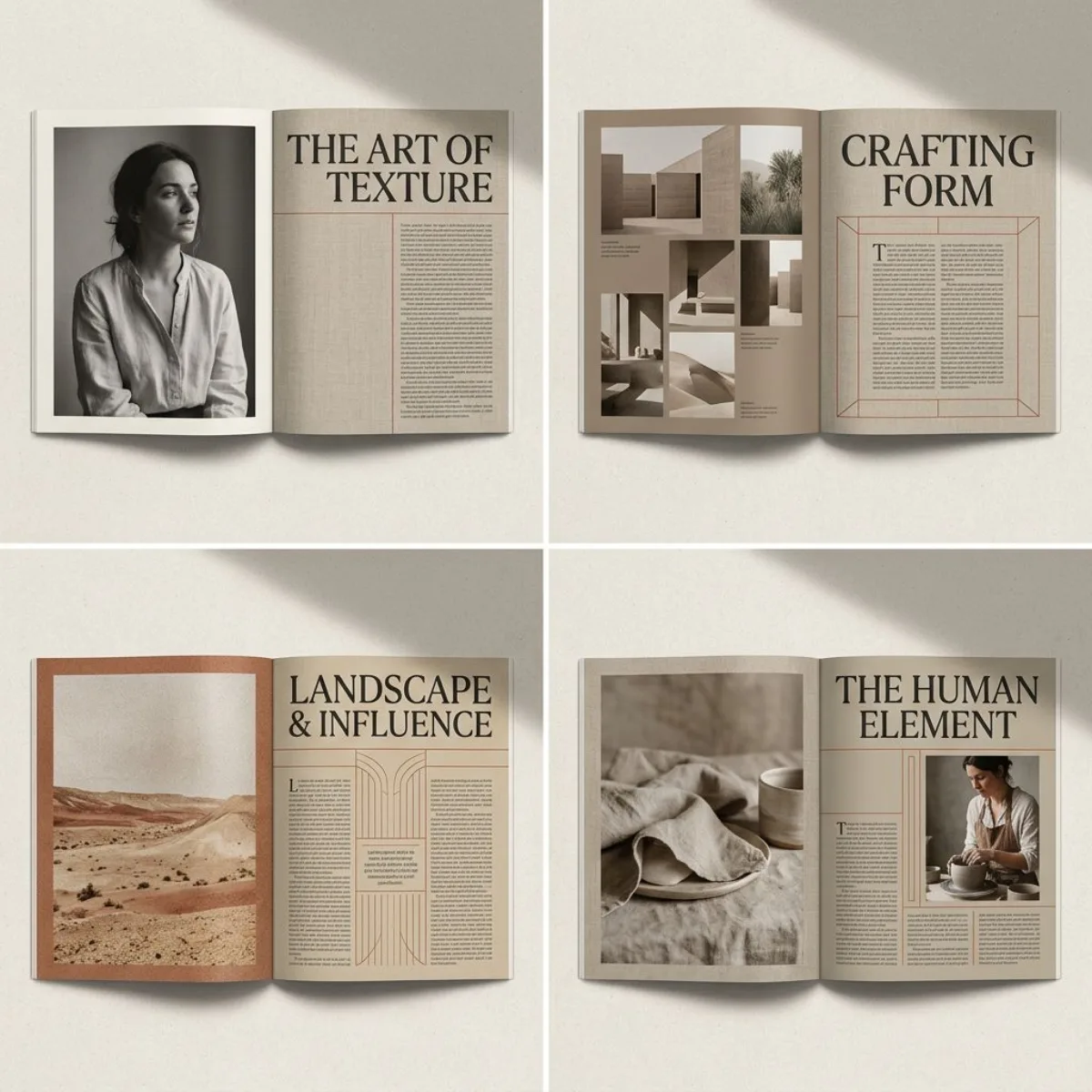 Editorial Magazine Spread Concept: A Signature Take