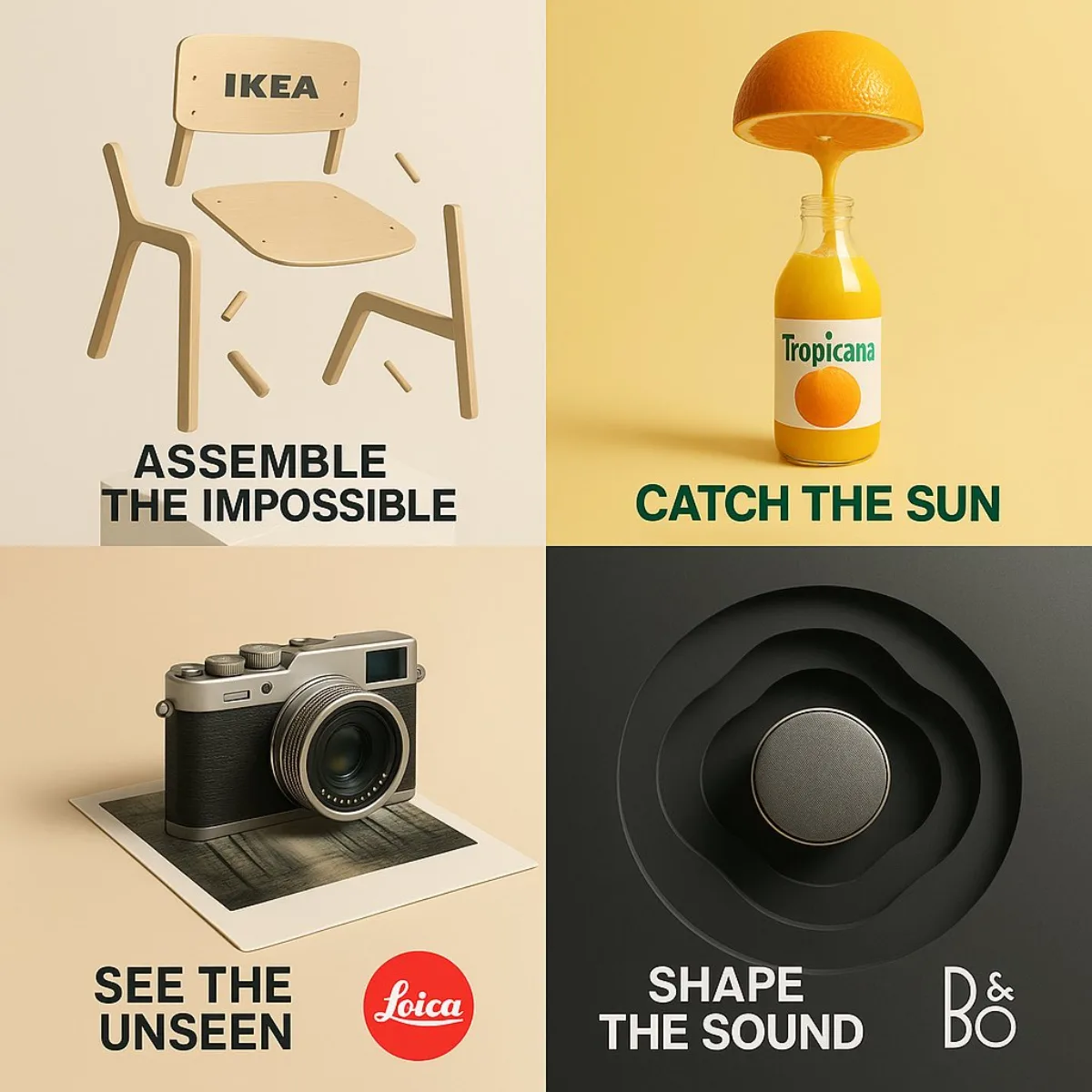 Surreal Minimalist Concept Ads