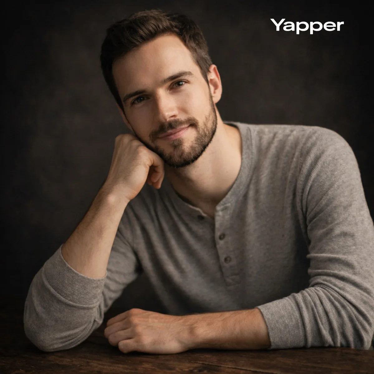 Cinematic Studio Portrait of a Man: A Editorial Take