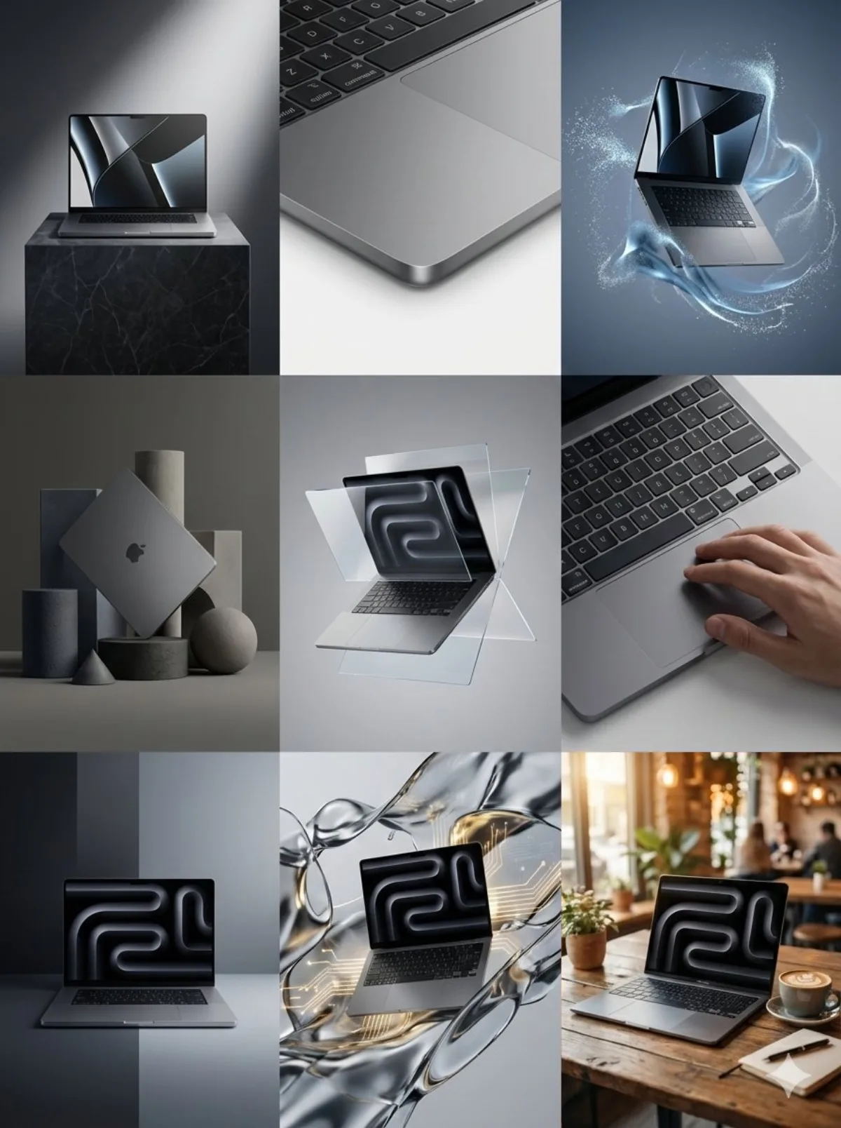 MacBook Pro Premium Visual Concept - Stylized Style