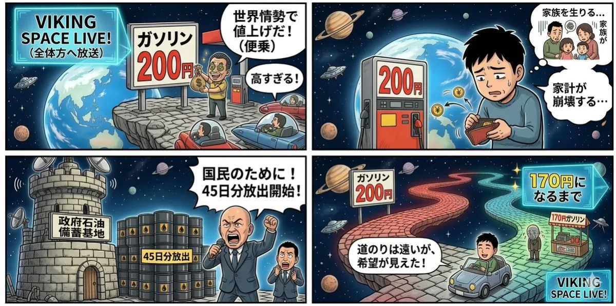 Signature 4-Panel Manga: Oil Rush Panic