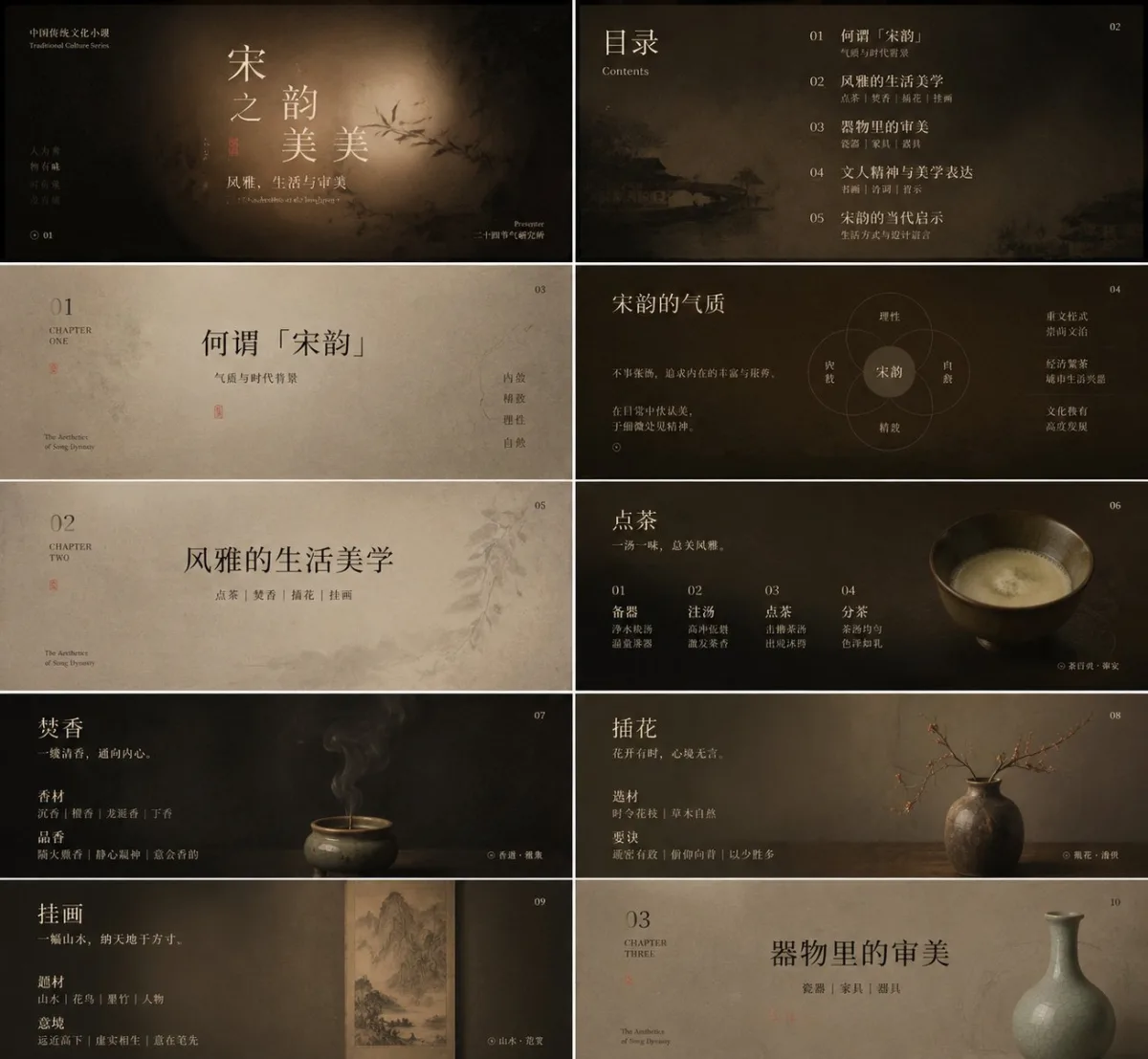 Minimalist Song Typeface Traditional Chinese Culture Aesthetic Guide: A Crafted 