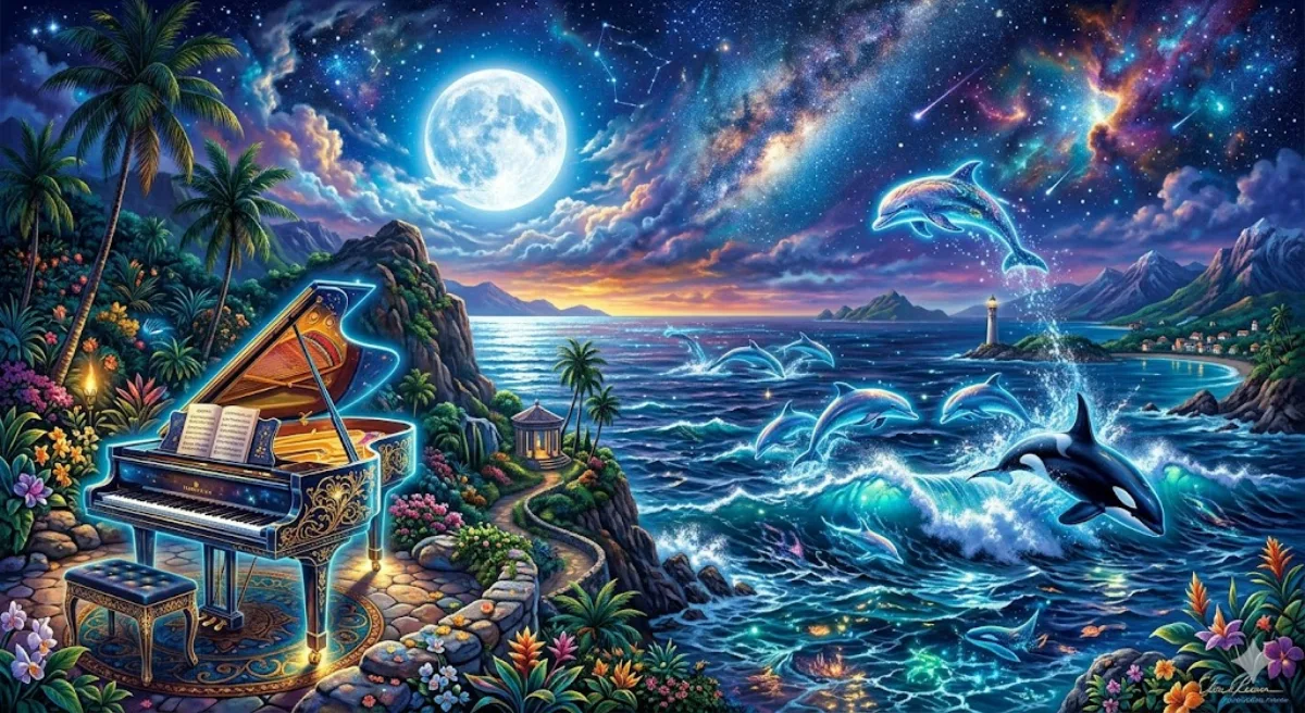 Chopin's Fantaisie-Impromptu with Dolphins and Orcas (Hero)