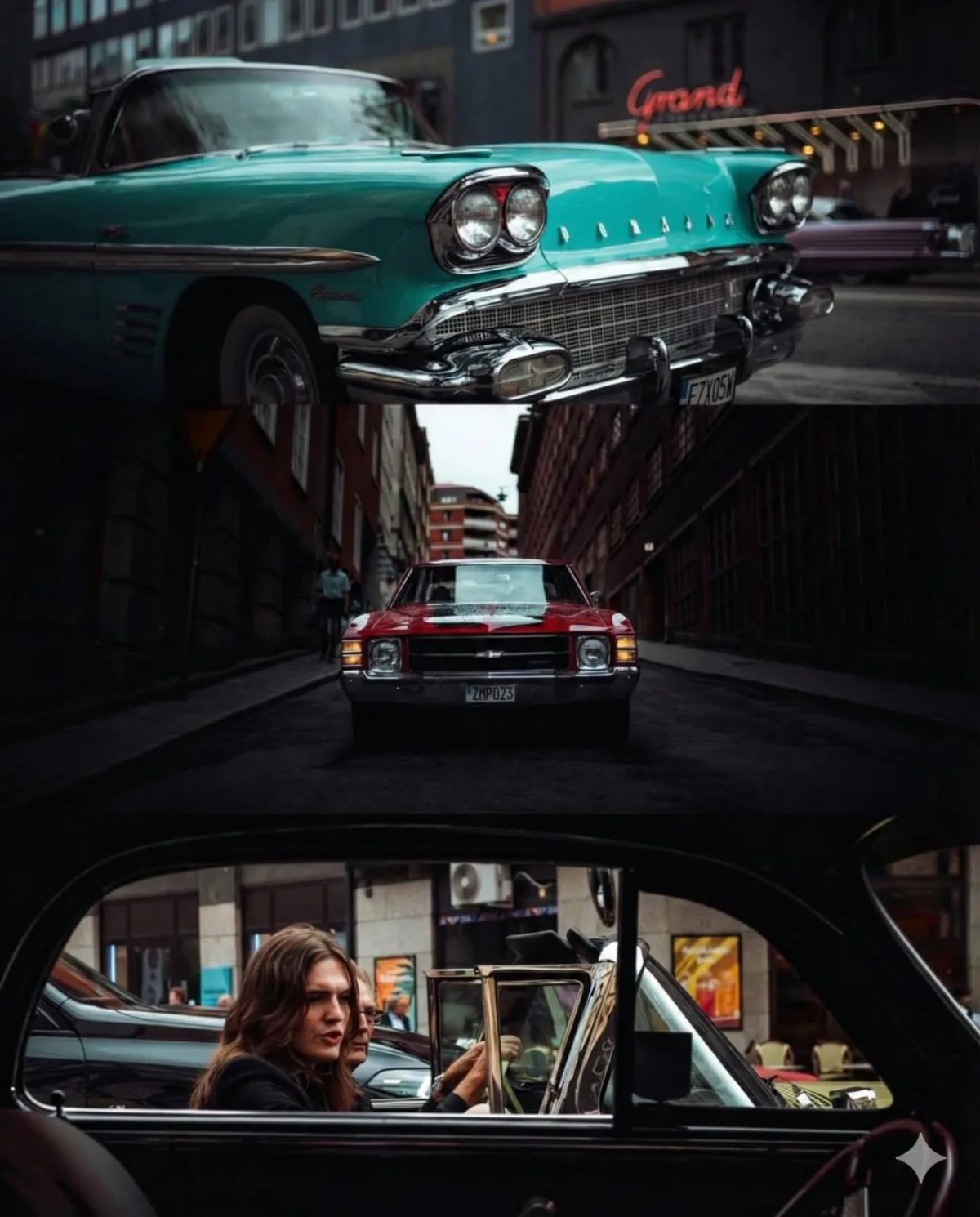 Vintage Automotive Triptych