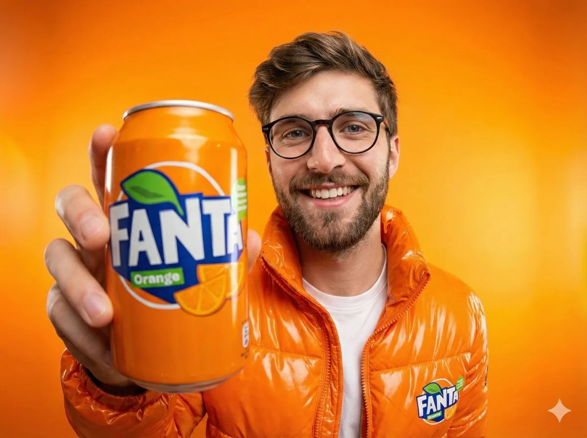 Fanta Vibrant Portrait Advertisement (Premium)