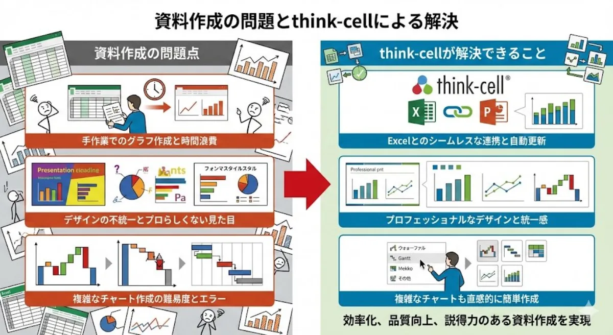 Explaining think-cell with a visual