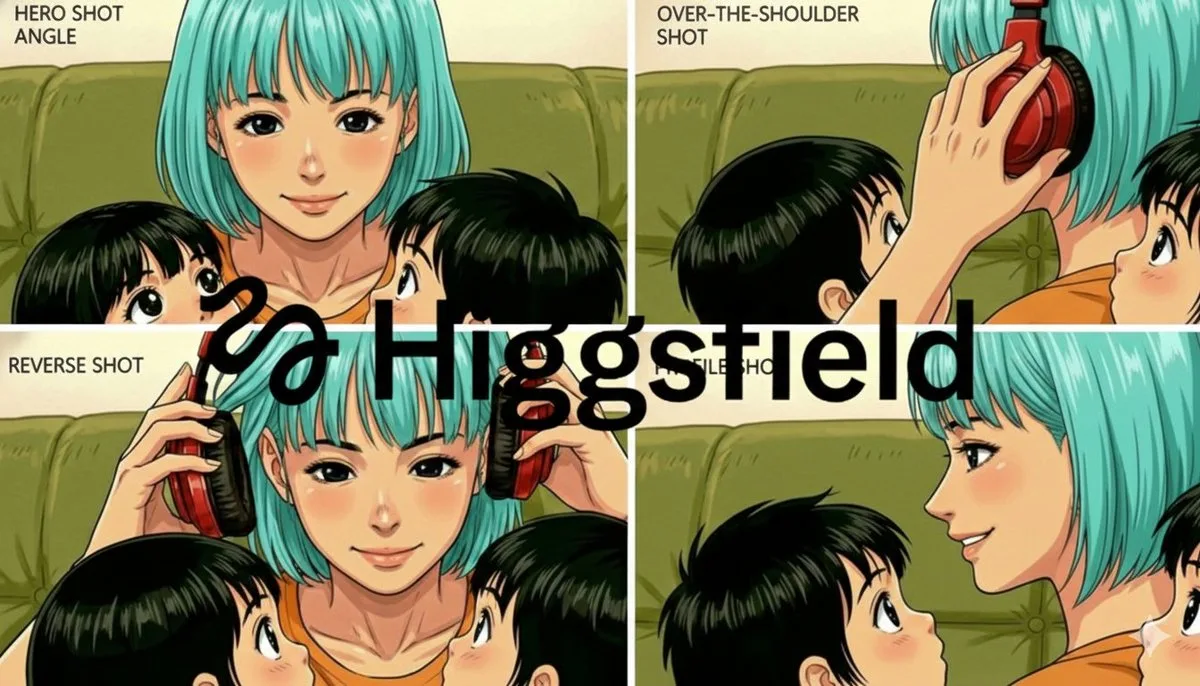 Grid of camera angles prompt - Editorial Style