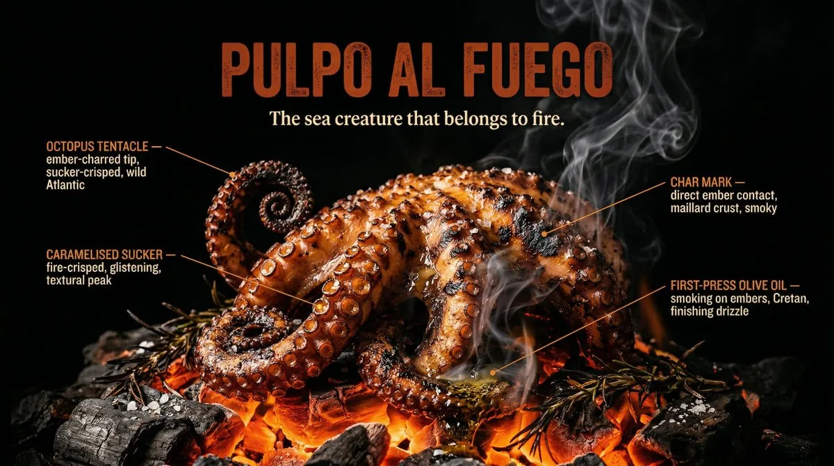 Dramatic Fire-Cooked Dish Photography