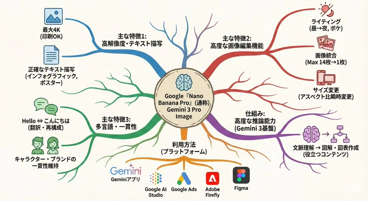 A Editorial Mind map-style visualization prompt