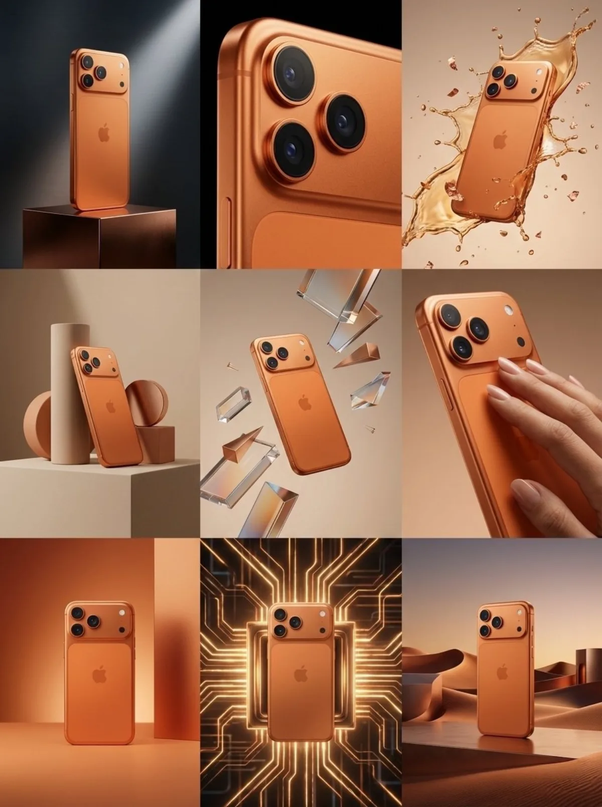 iPhone 17 Pro Concept Ad Grid