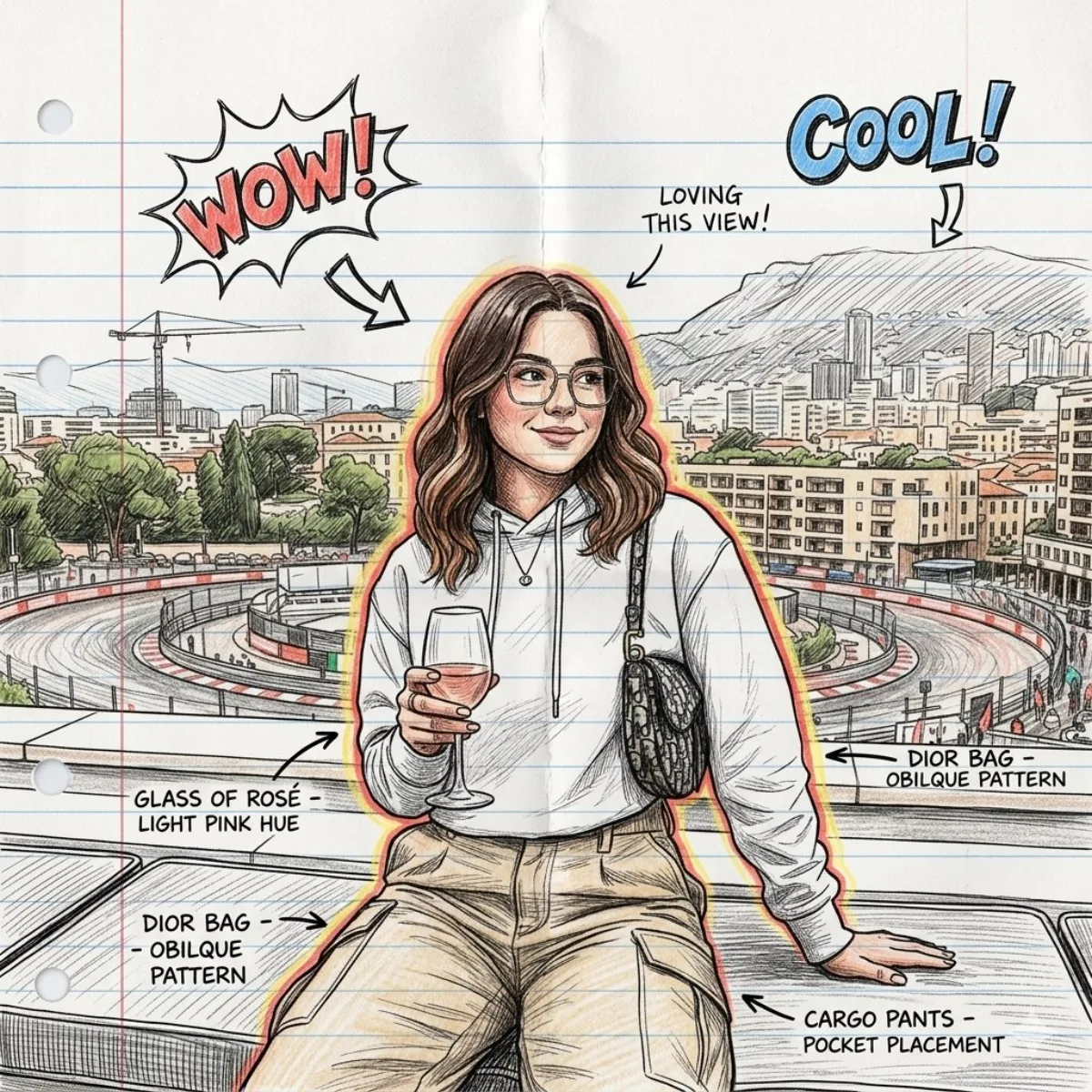 Hand-Drawn Sketchbook Character Illustration (Modern)