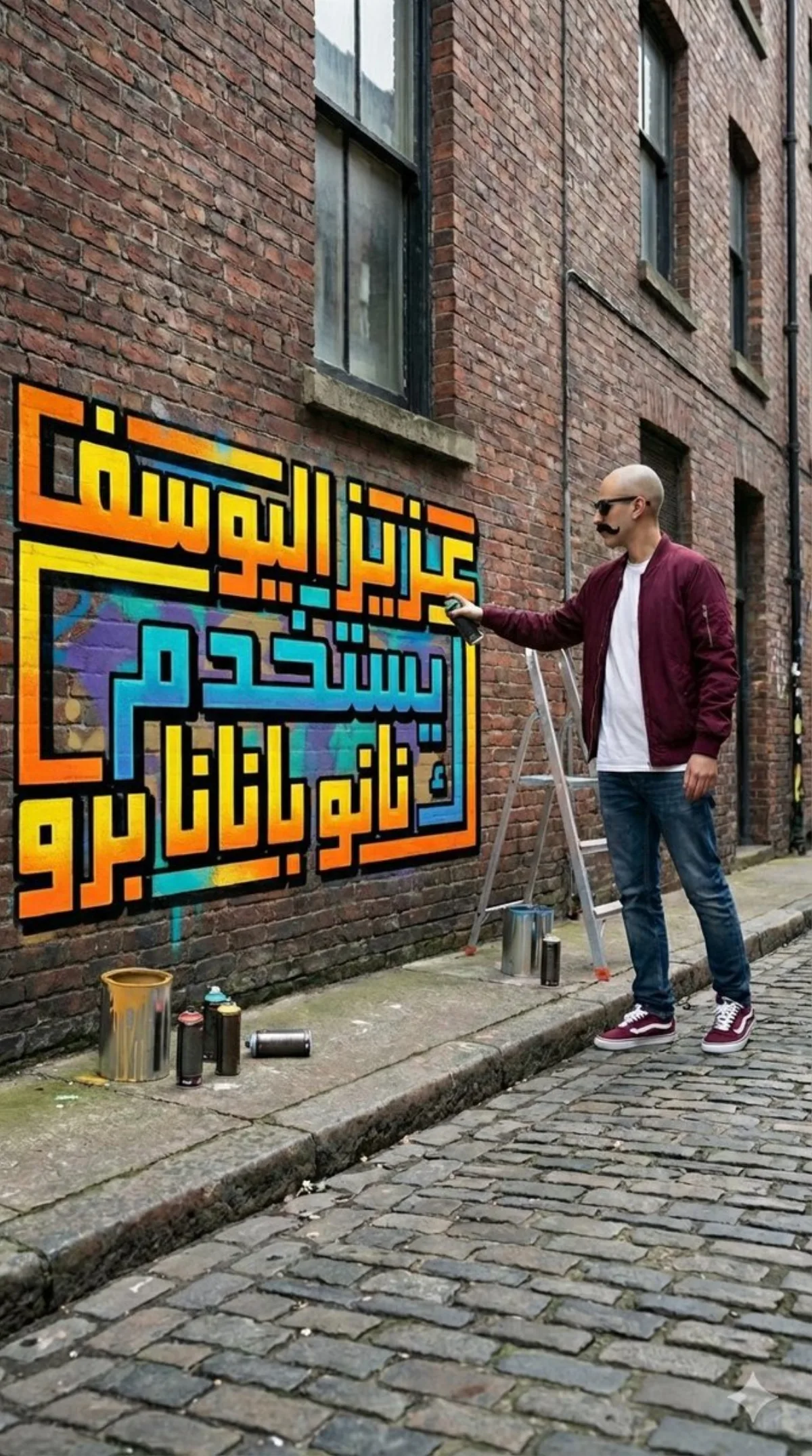 A Signature Editing an image with Nano Banana Pro using Arabic instructions