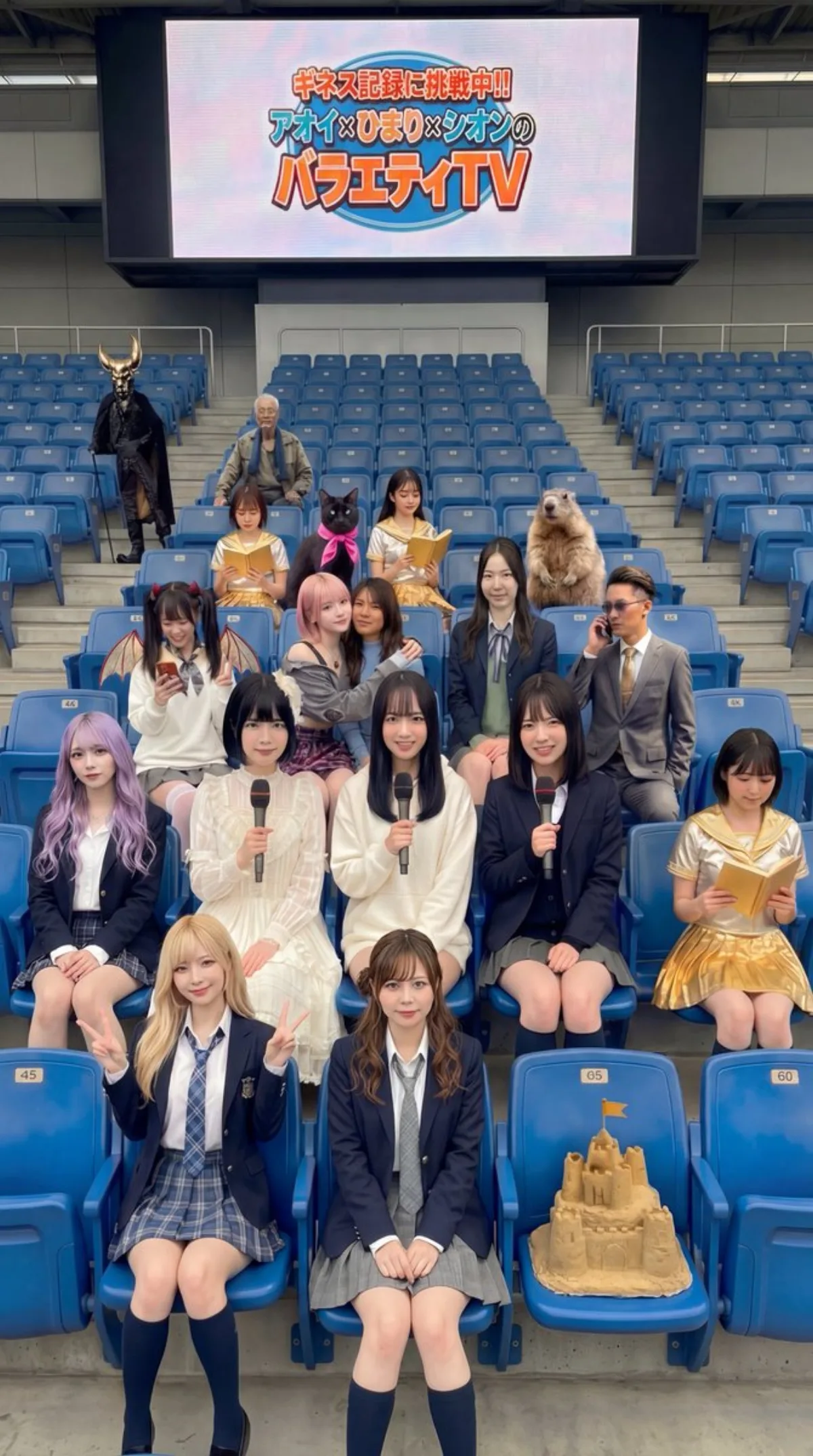 Seat person into empty seat in another image