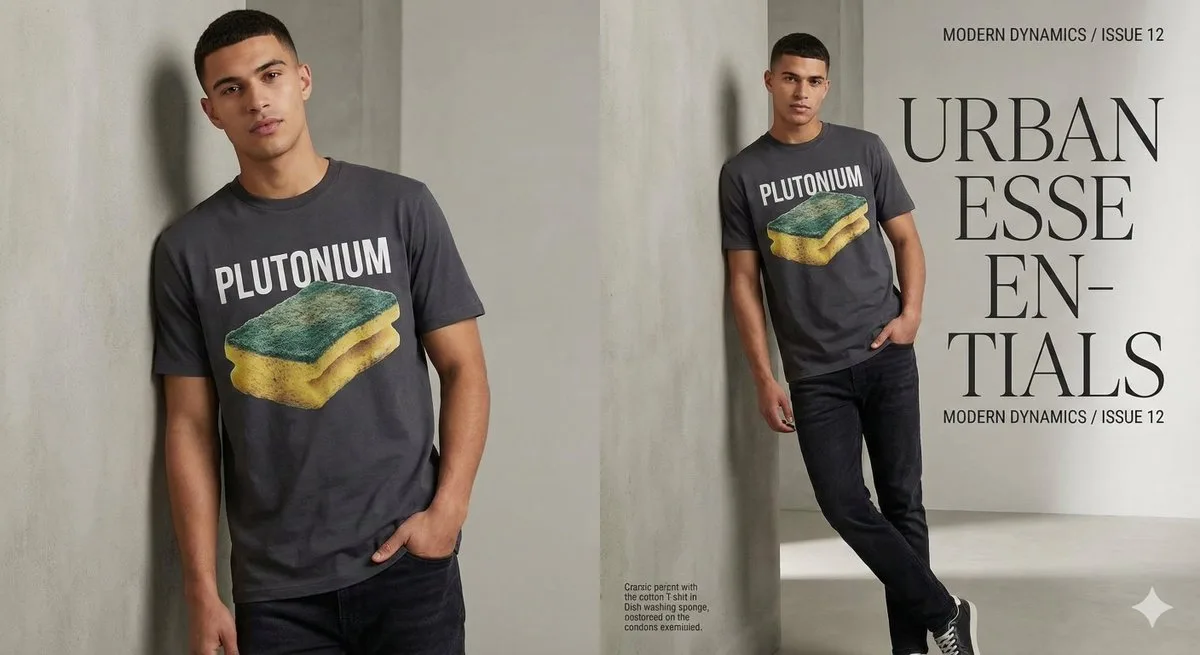 Sponge T-shirt in Fashion Magazine Style - Crafted Style