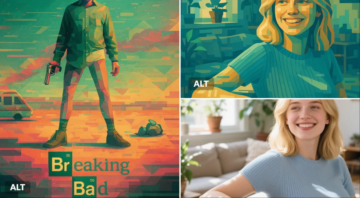 Surreal Geometric Digital Art: A Refined Take