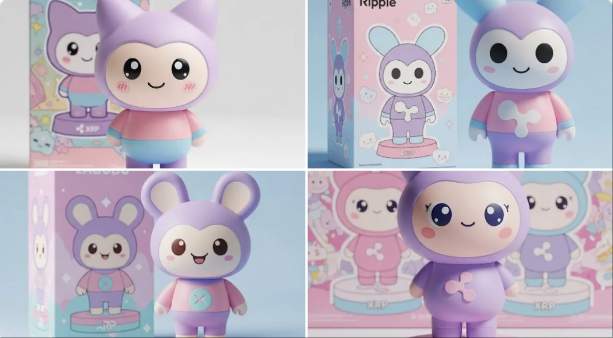 Cute Pastel Vinyl Characters - Stylized Style