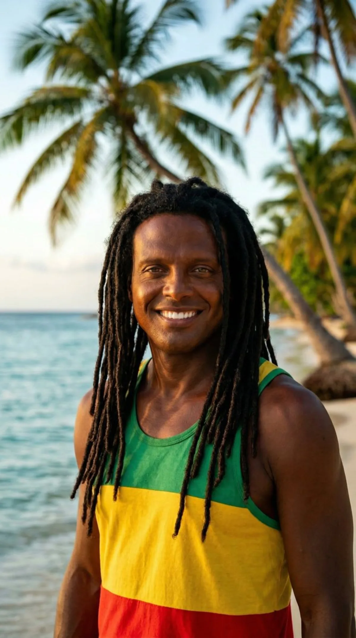 Luis Miguel as a Jamaican Reggae Musician