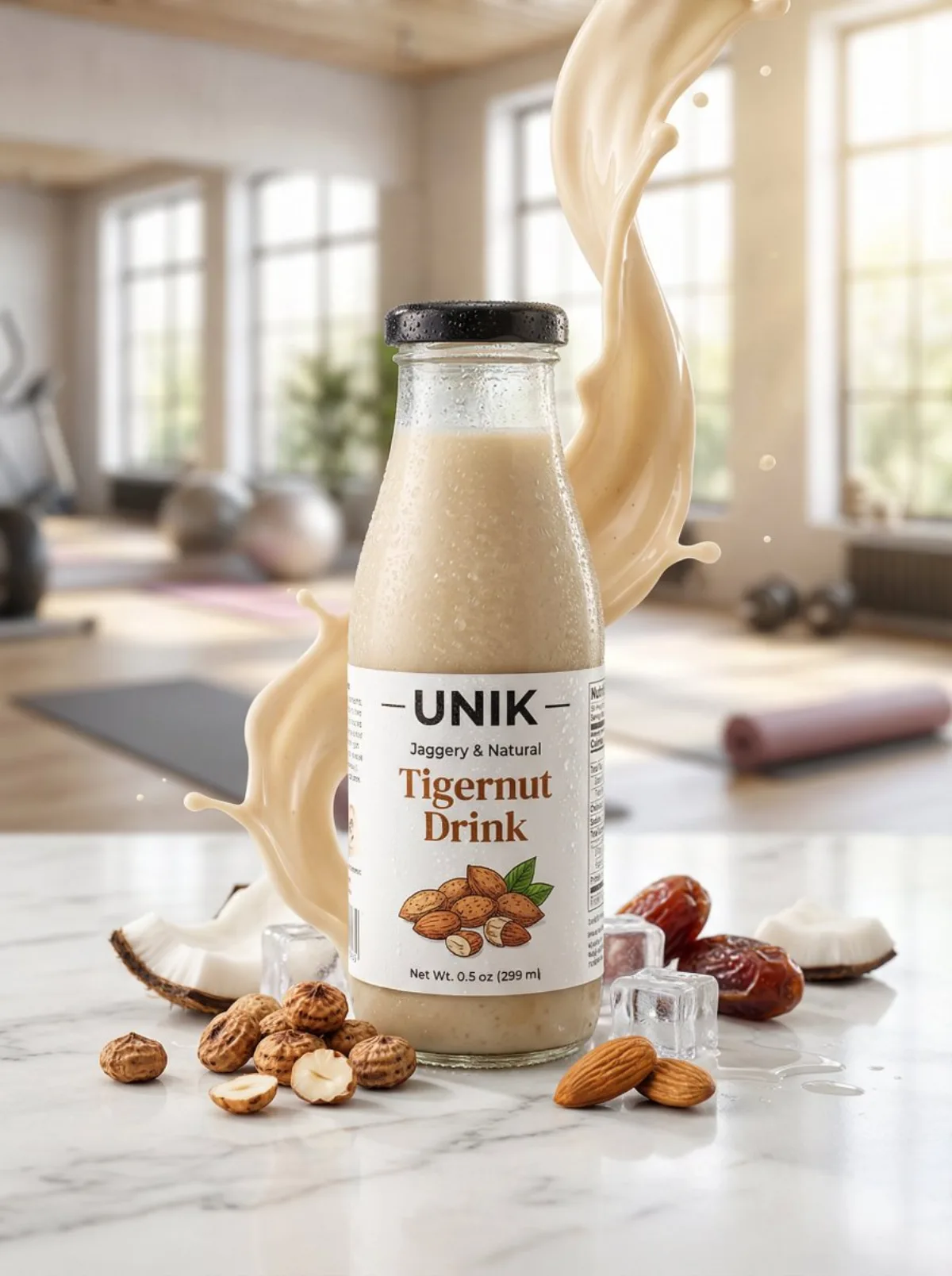 A Hero UNIK Tigernut Drink Advertisement