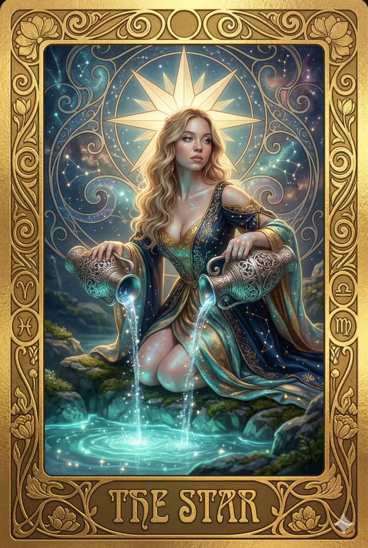 A Signature The Star Tarot Card: Sydney Sweeney as The Star Arcana