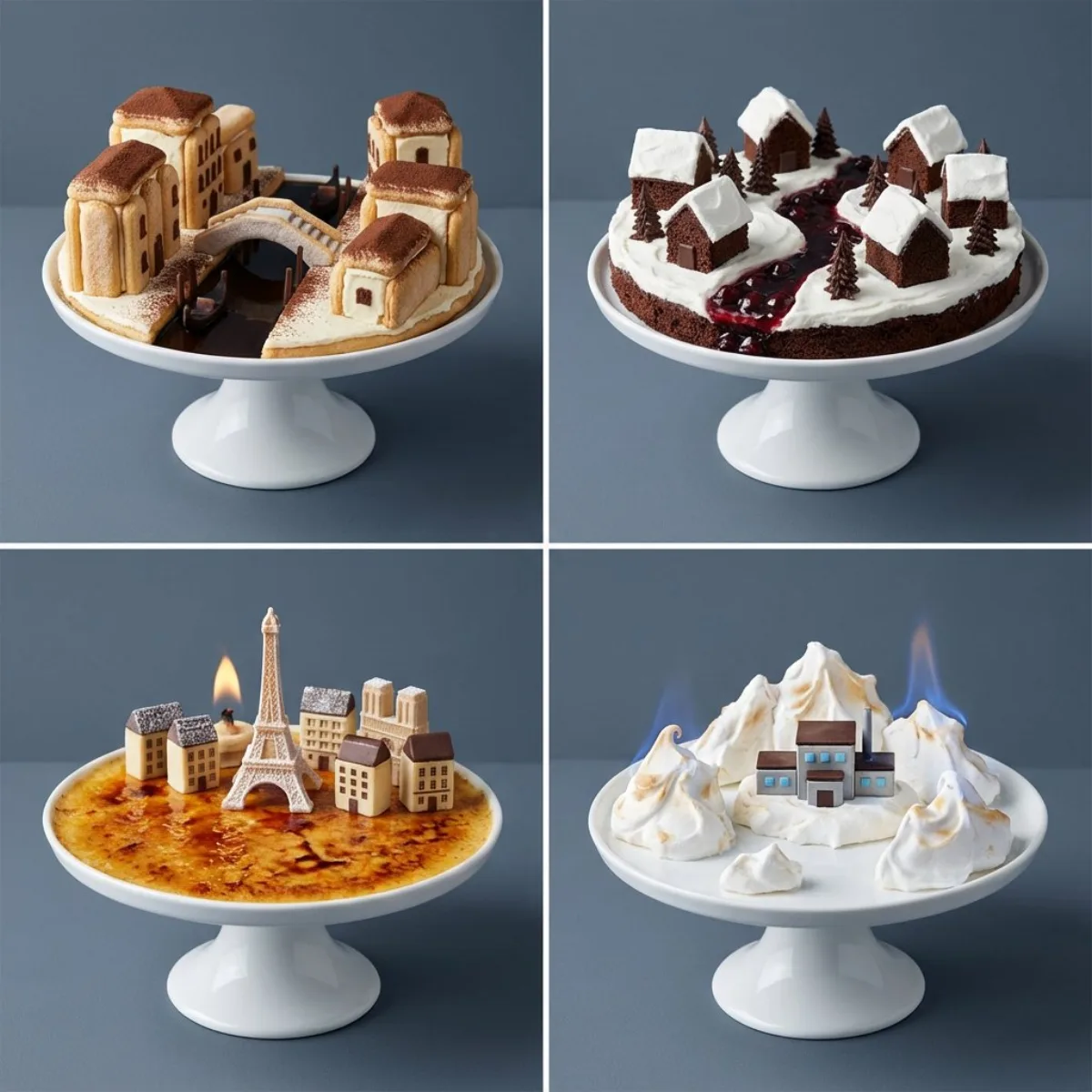 Miniature Dessert City Adventure