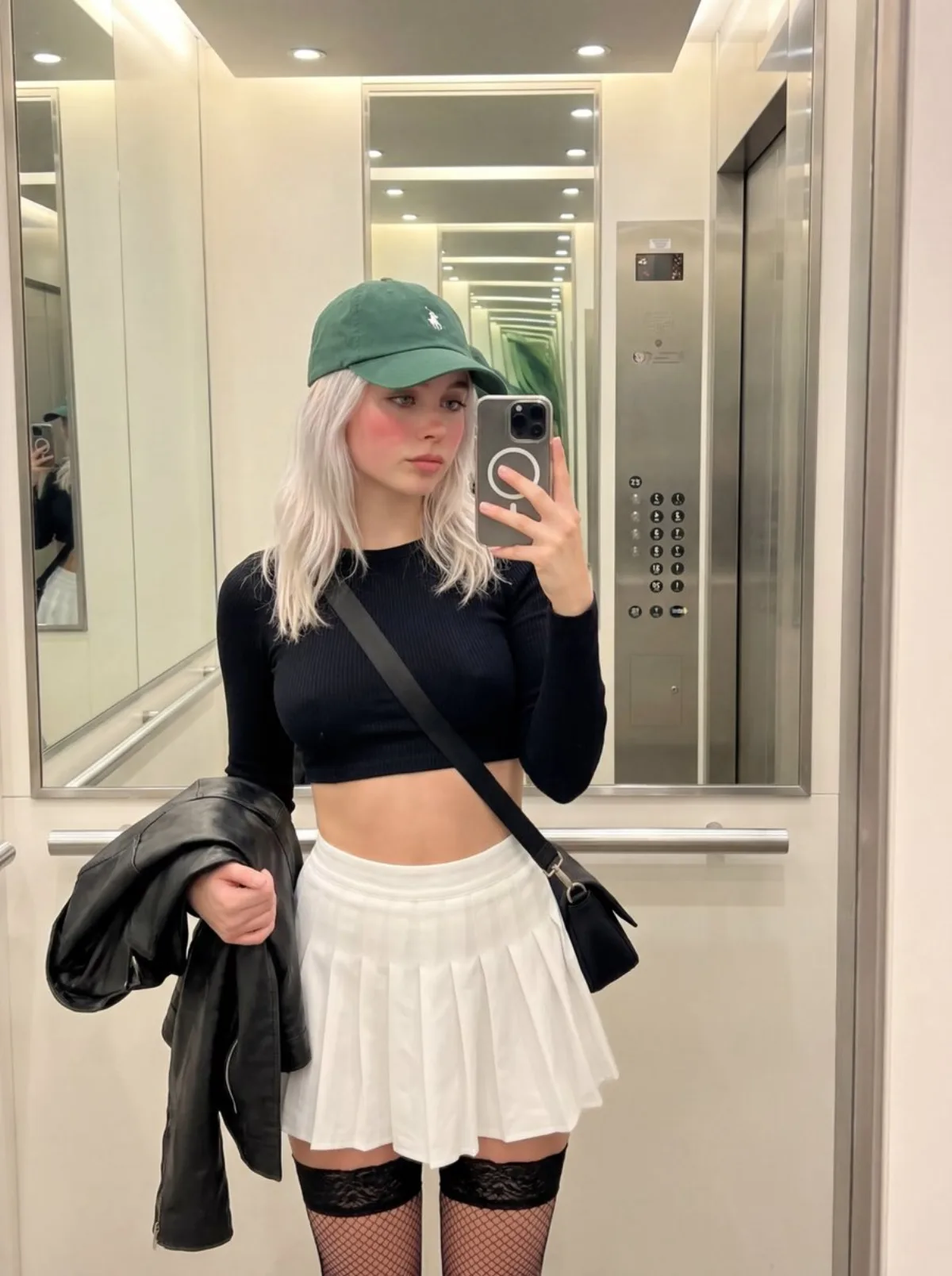 Gentle Invitation in the Elevator Mirror: A Signature Take