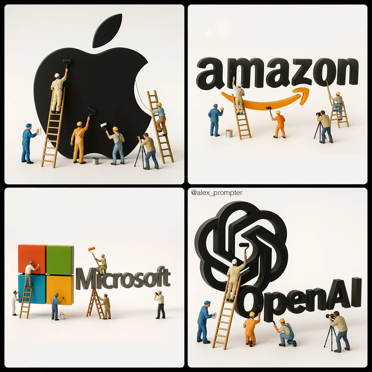 Ultra-Realistic Miniature Logo Photography: A Editorial Take