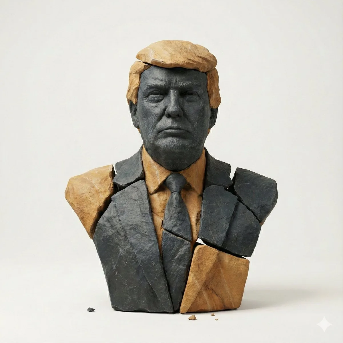 Surreal Stone Fragment 3D High-Detail Art