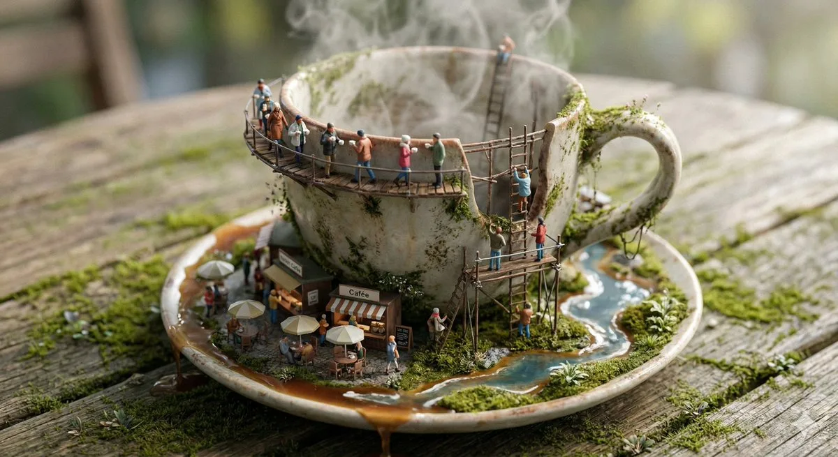 Tiny Object World Diorama
