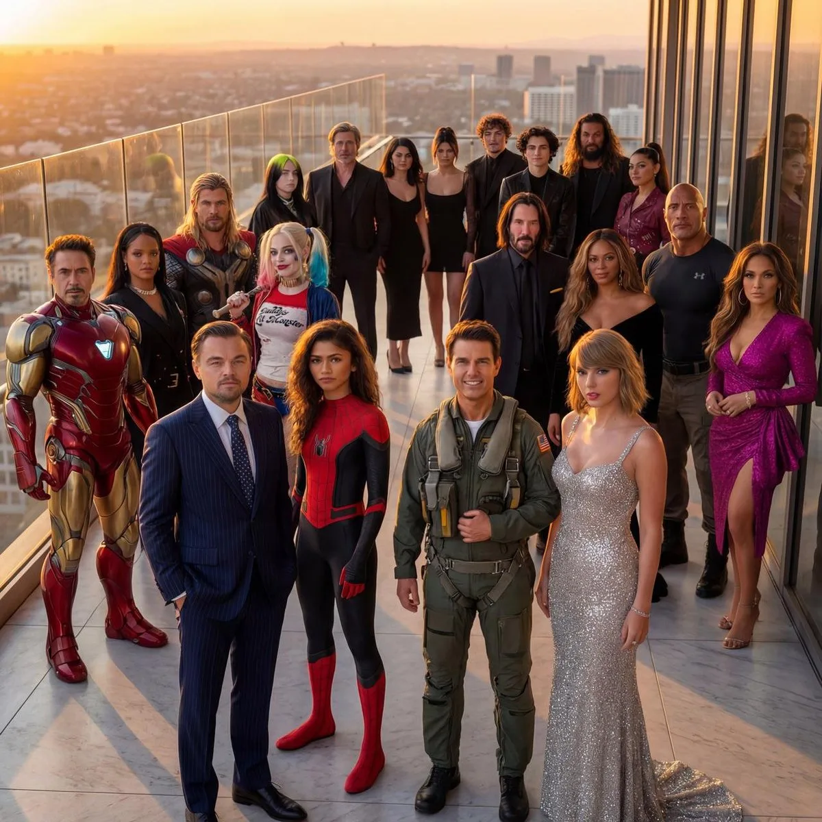 Celebrity Group Photo (Hero)