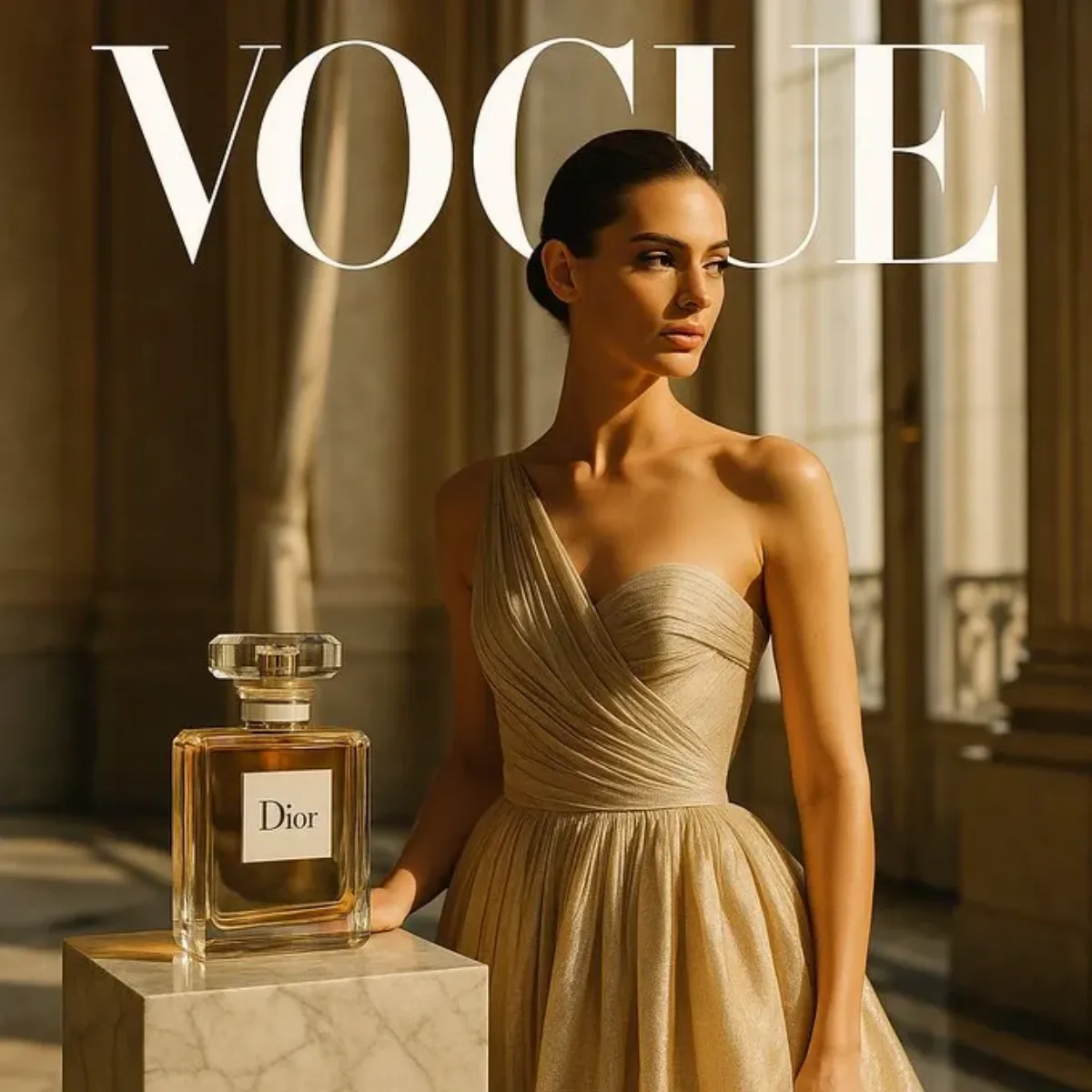 Couture Perfume Editorial in Parisian Interior (Editorial)