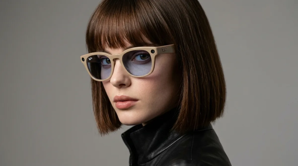 A Curated Cinematic Studio Portrait with Smart Glasses