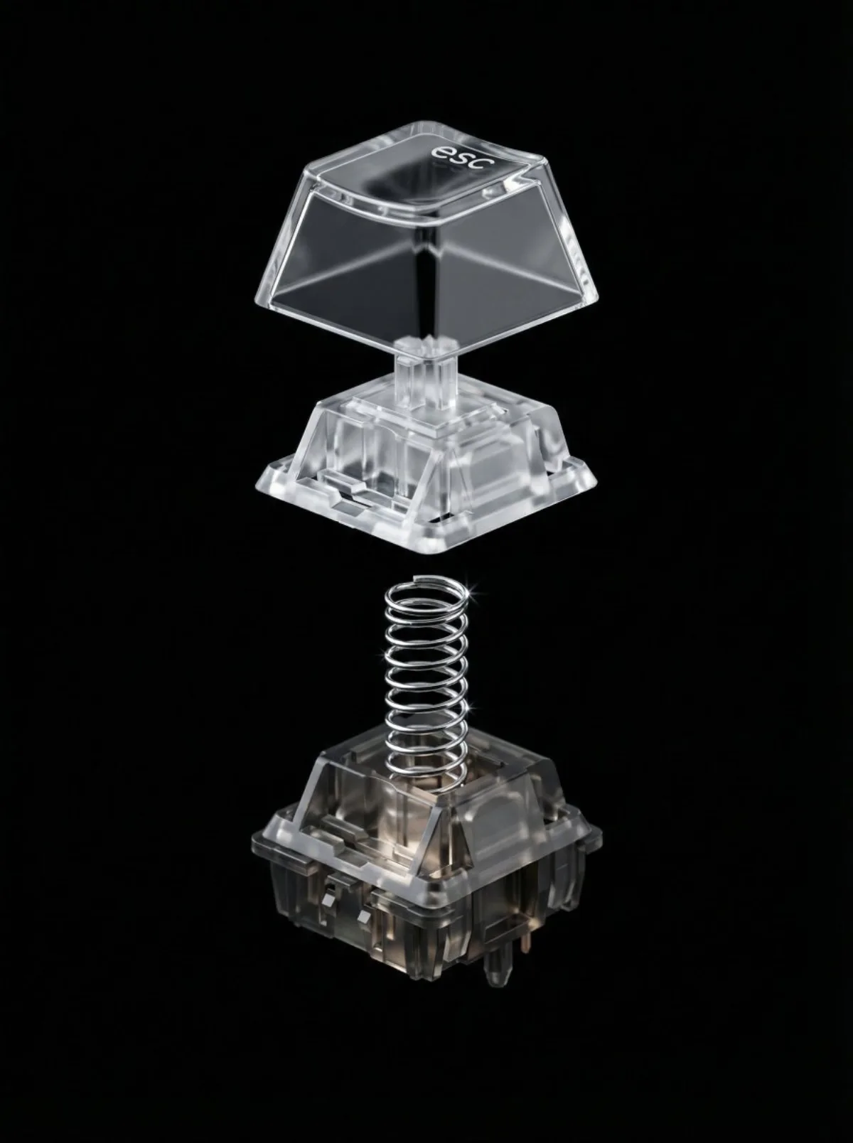 Futuristic Mechanical Keyboard Switch Deconstruction