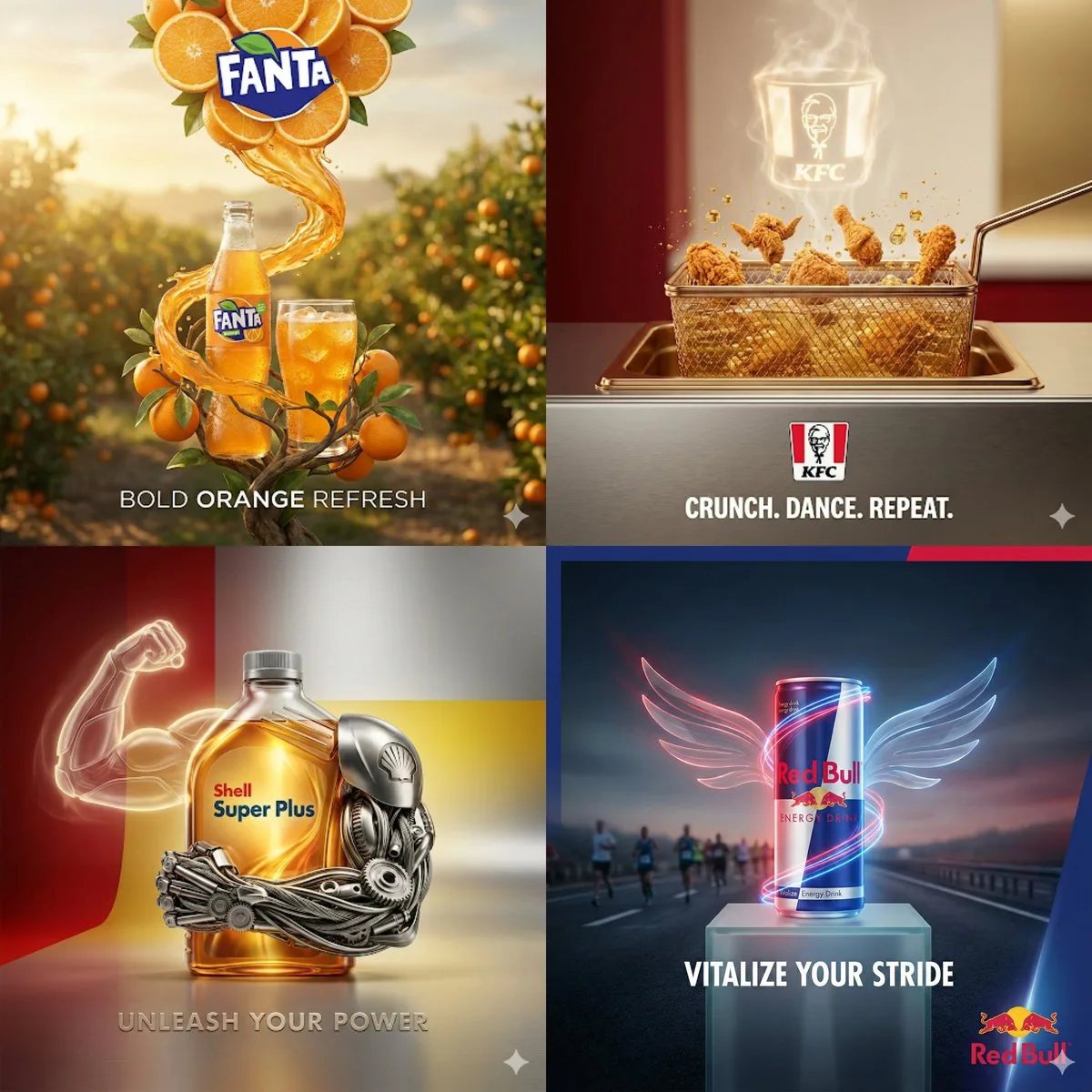 Surrealist Style Brand Advertisement Poster