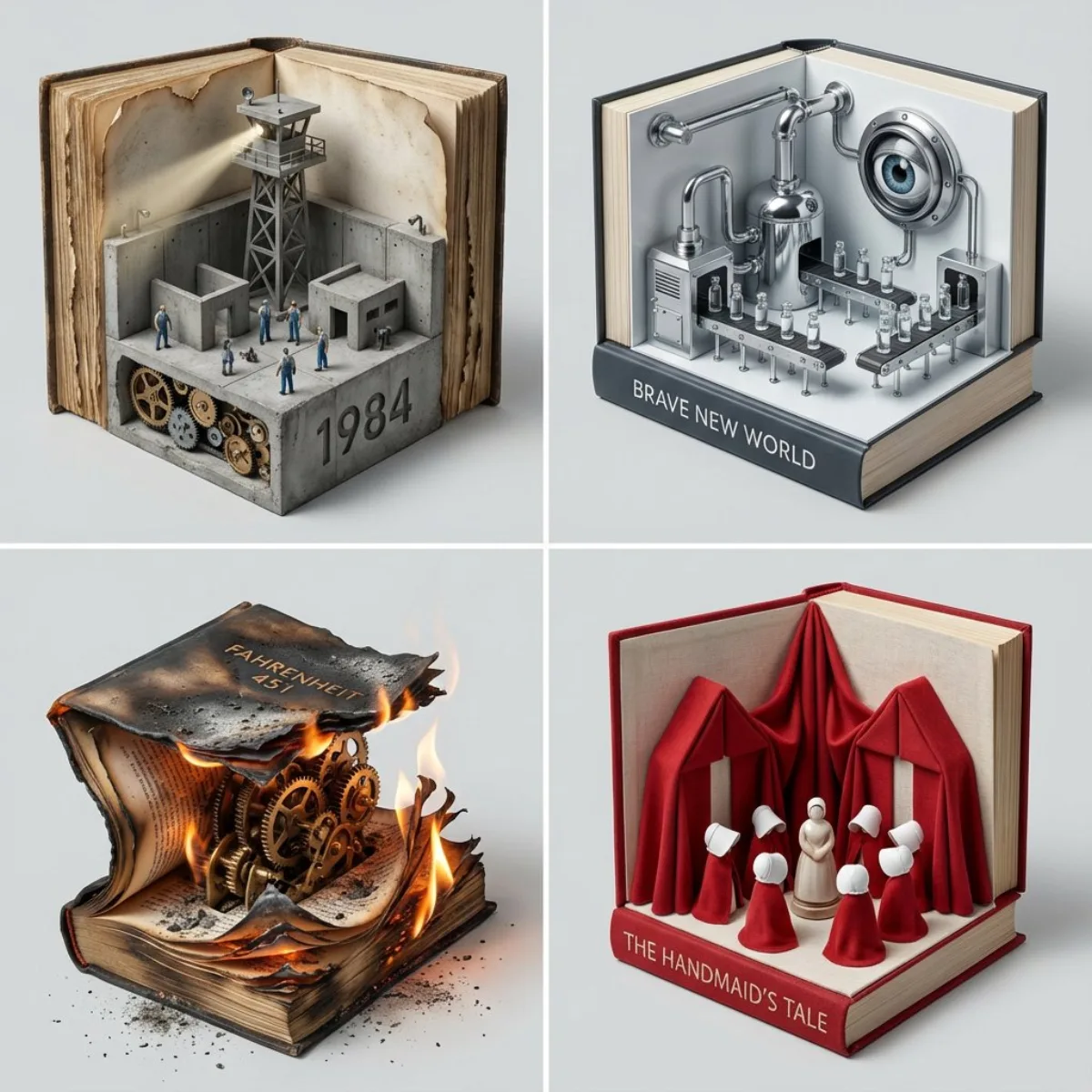 Dystopian Literature Miniature Theater