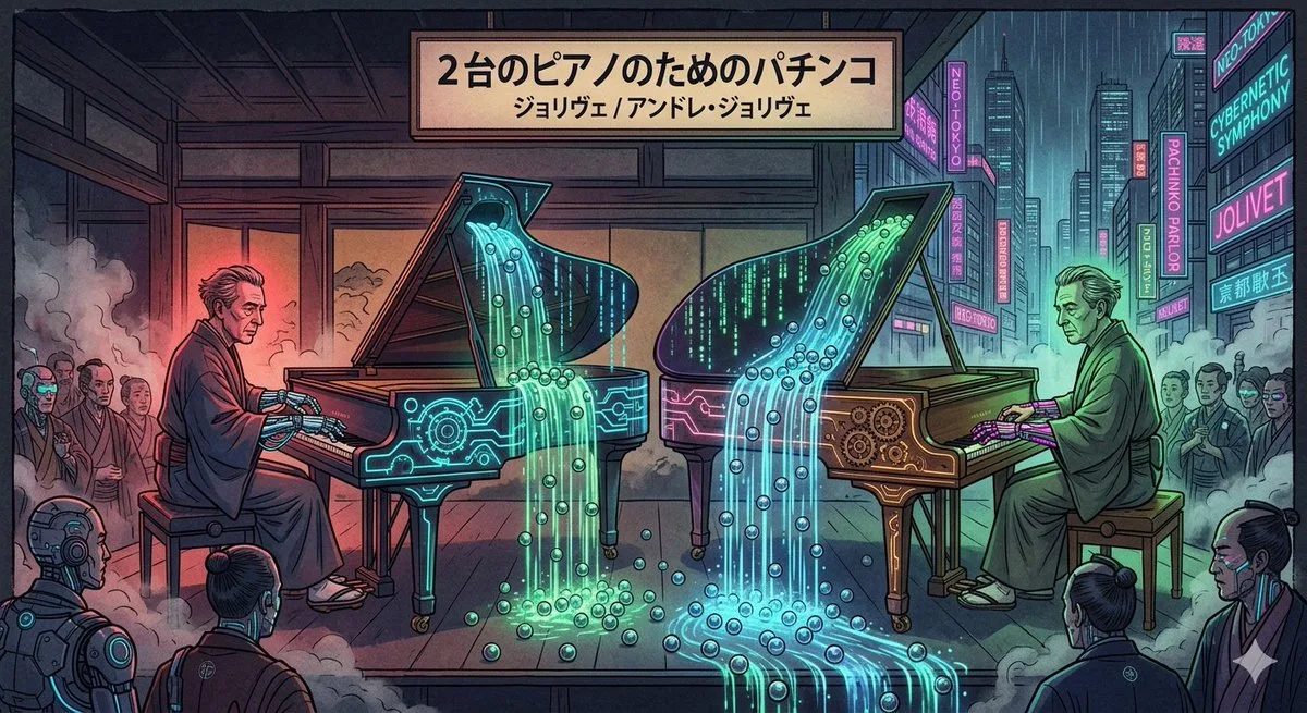 Cyberpunk Pianists: Jolivet and Doppelgänger (Refined)