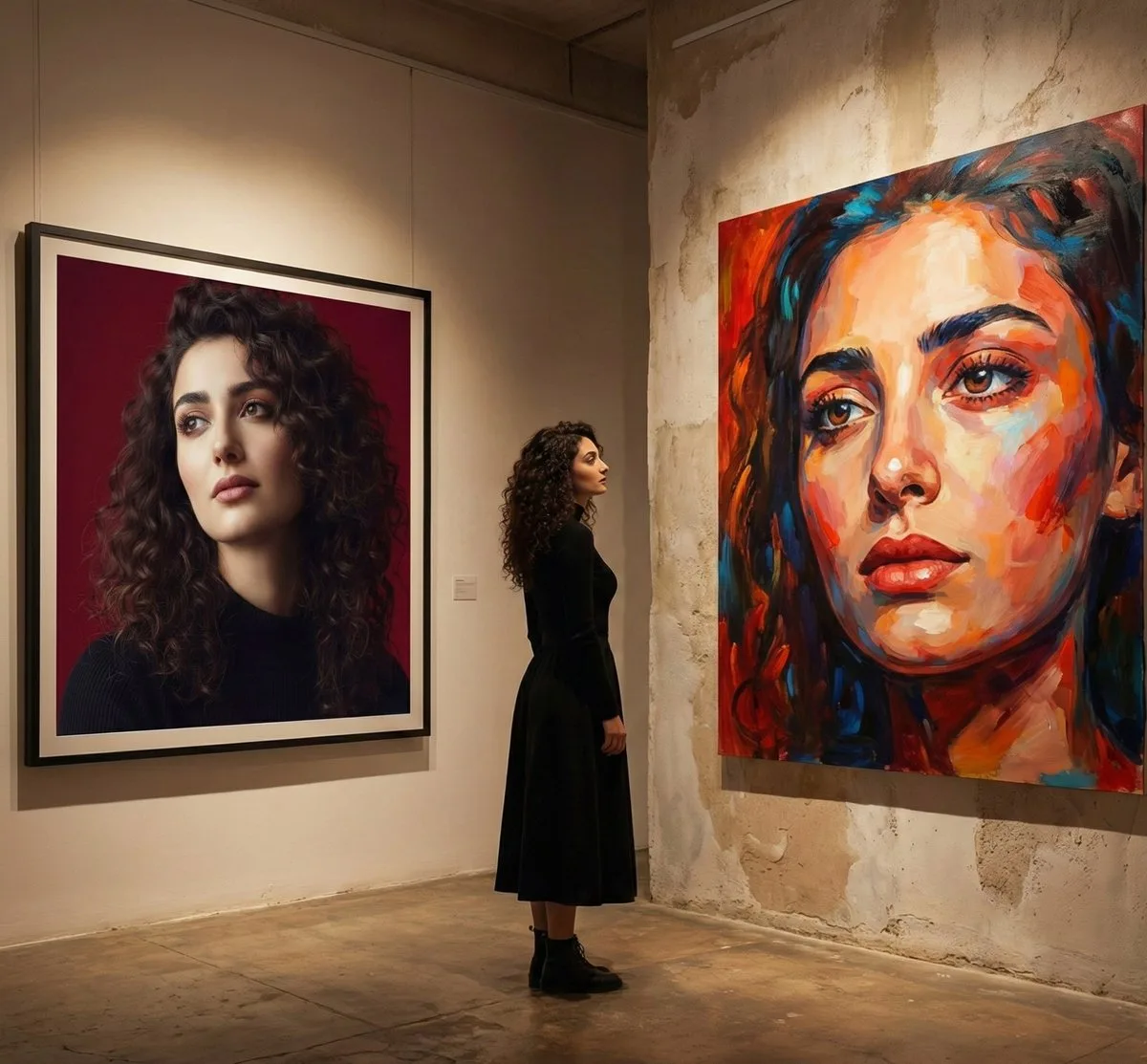 Gaze Between Realism and Abstraction