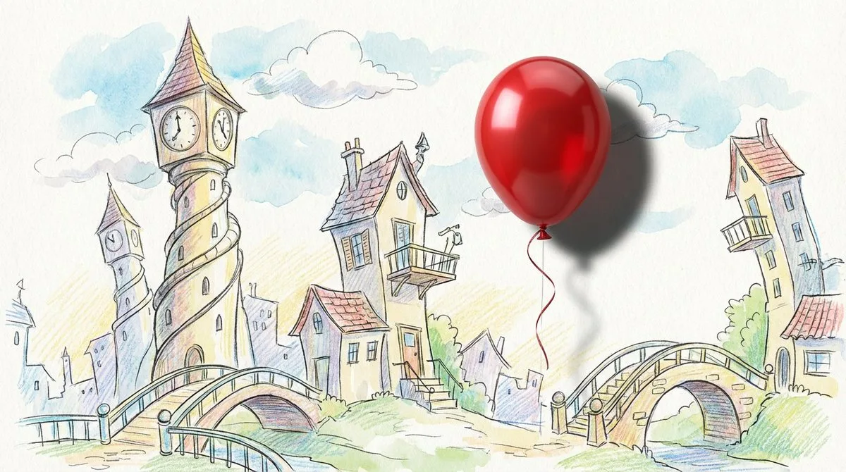 Fairy Tale City and Red Balloon