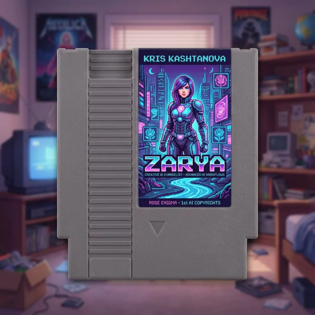 NES cartridge bio-based game prompt