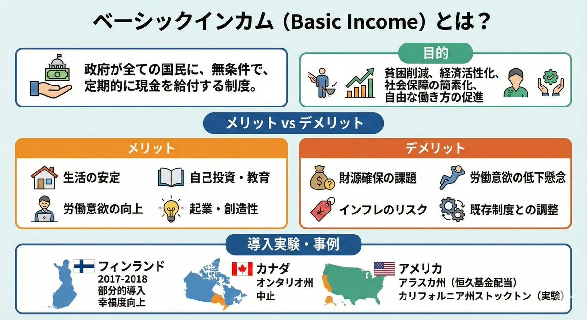 Premium Basic income summary image prompt