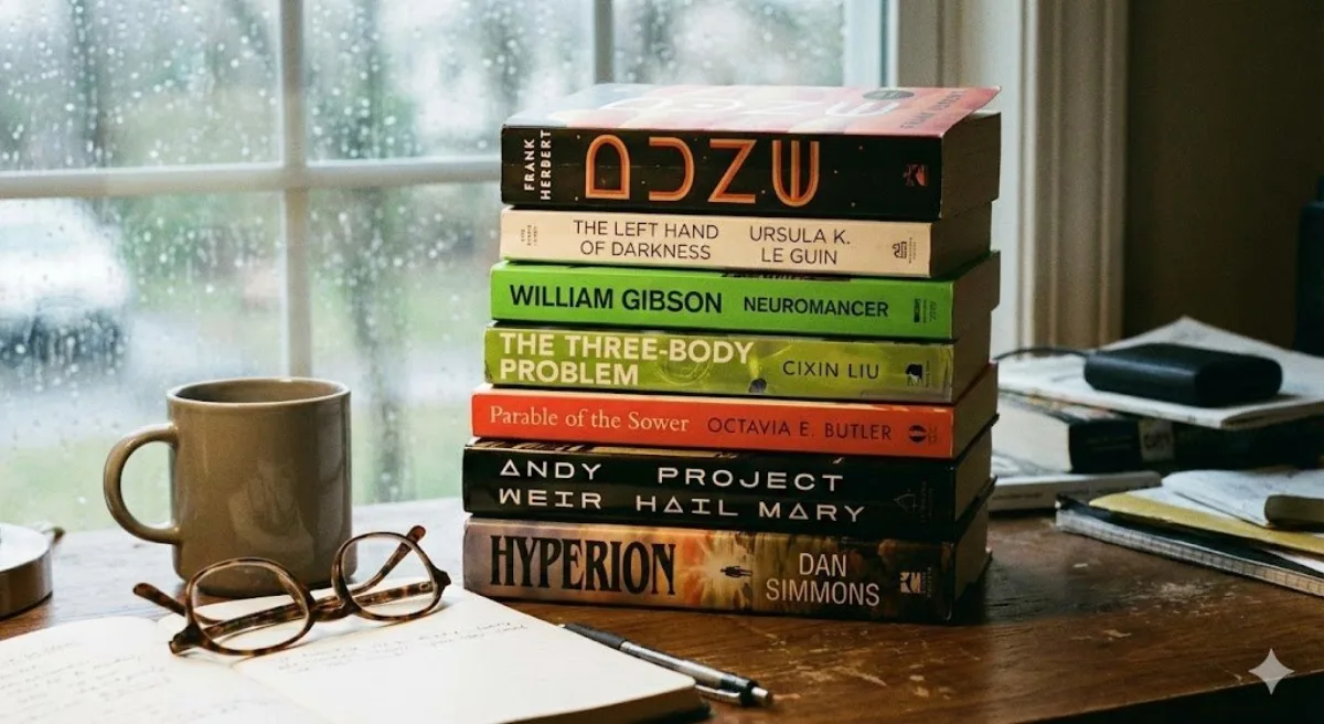 Photo of sci-fi books to read