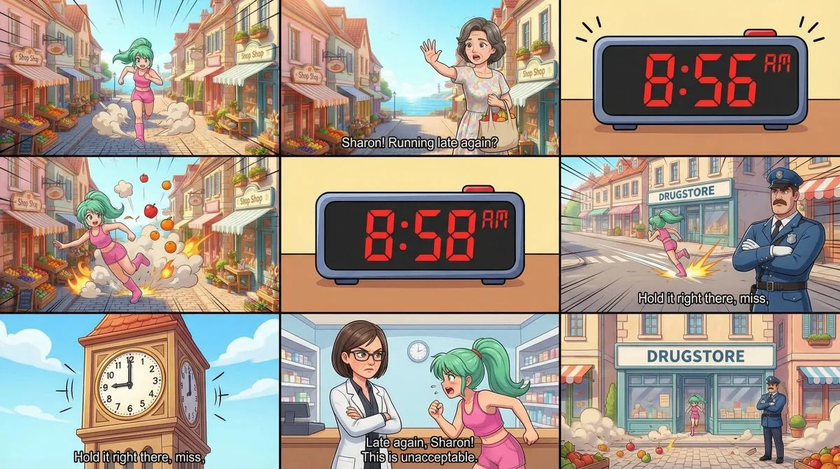 Sharon, the Out-of-Control Girl! Anime Prompt (Curated)