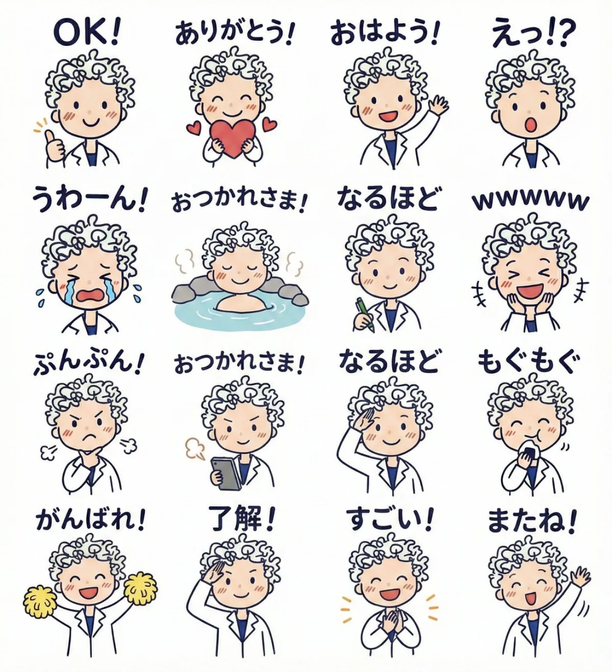 Line sticker generation prompt