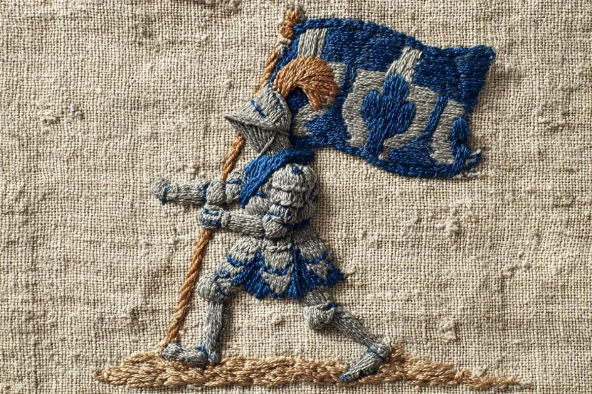 Threadwork Embroidered Portrait