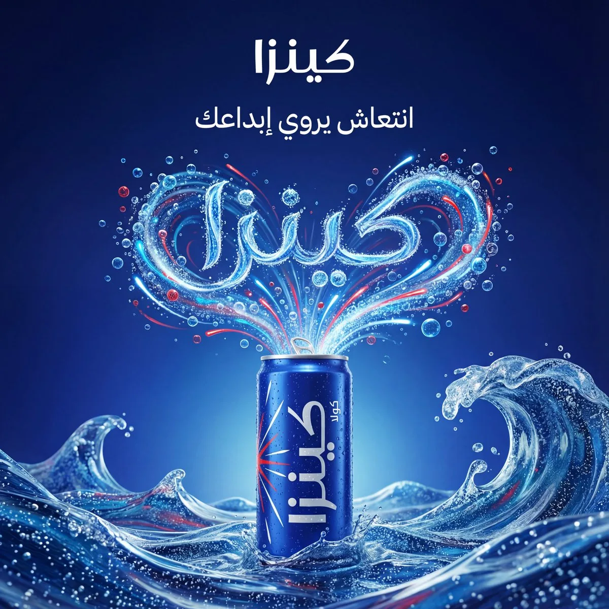 Arabic hero product advertising poster prompt