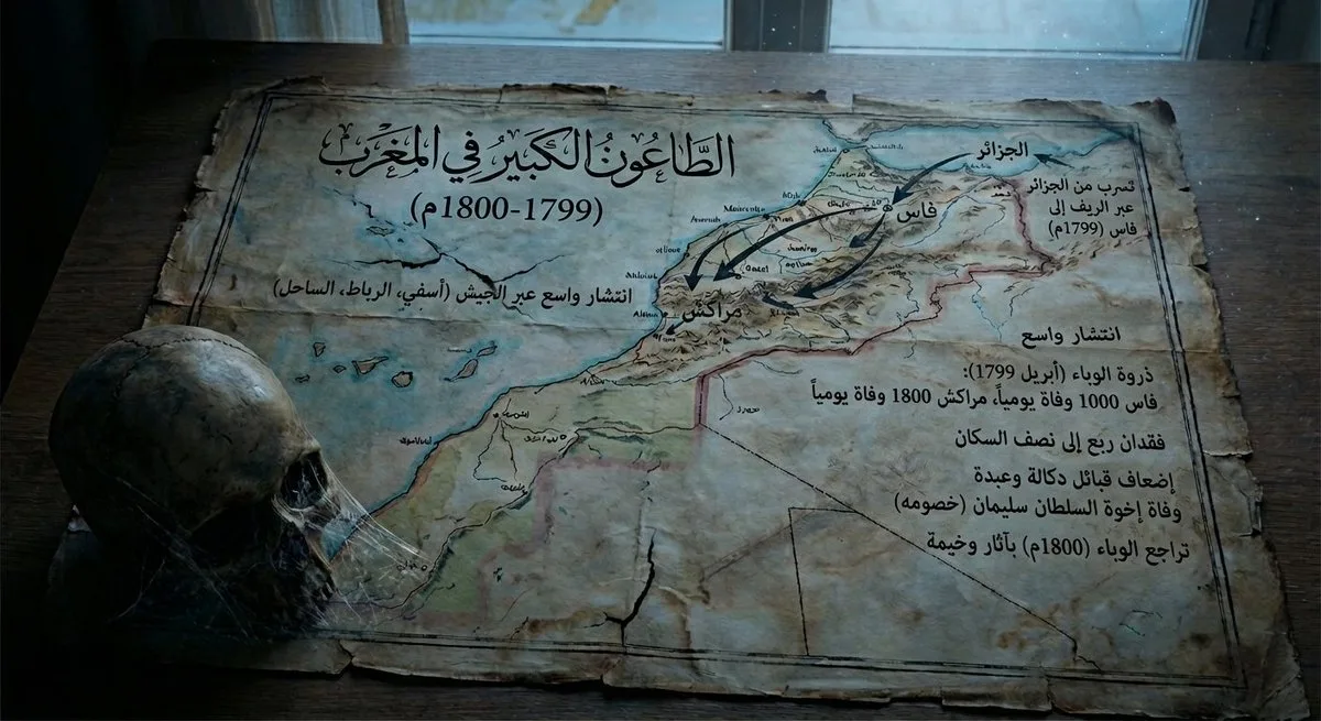 No new prompt beyond earlier plague map description