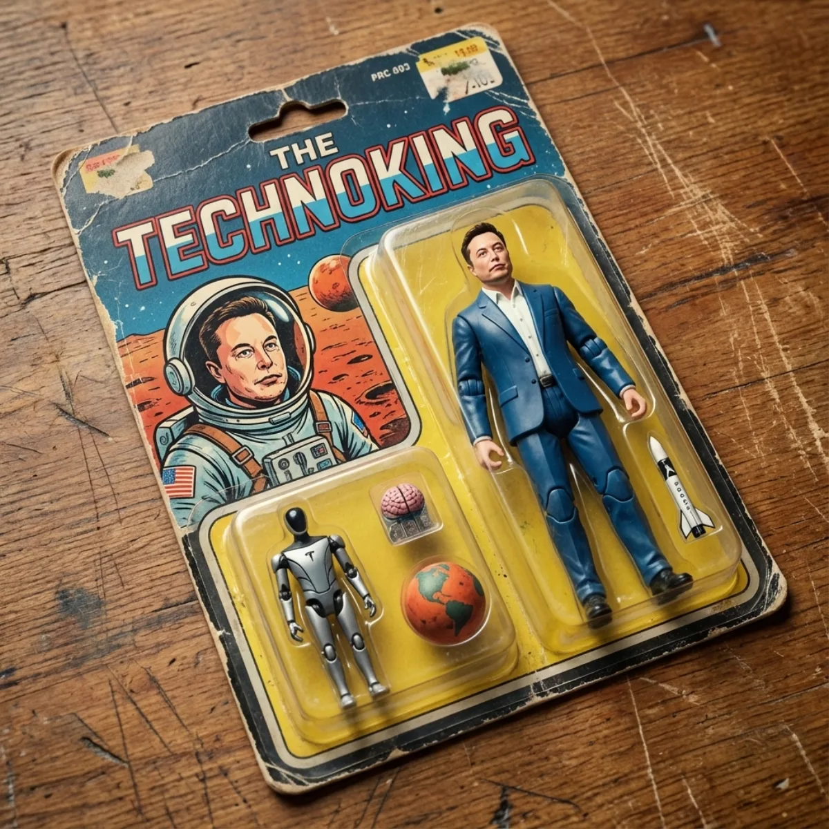 Retro Futuristic Articulated Figure